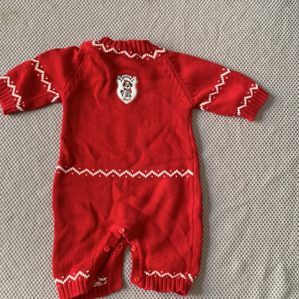 Nordstrom Baby winter jumper in red